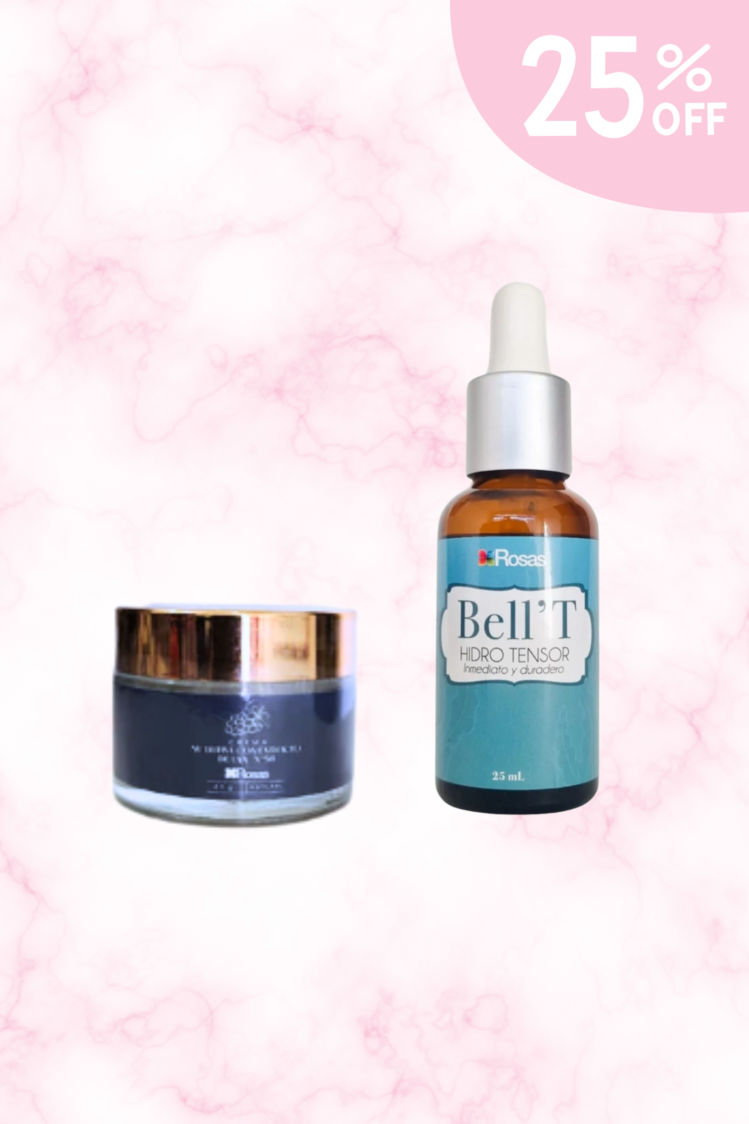 Combo 3: Crema nutritiva de uva + Sérum Bell T