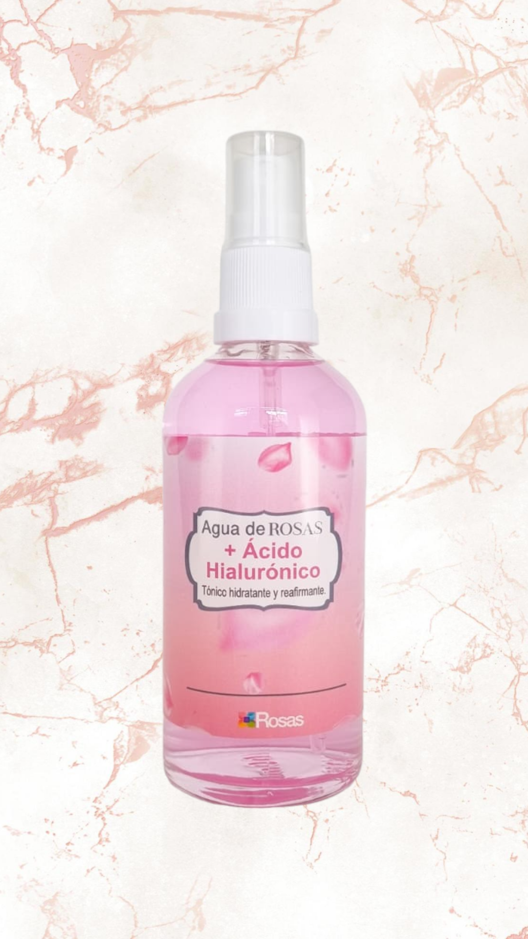 Agua de Rosas + Ácido Hialurónico * 98 mL