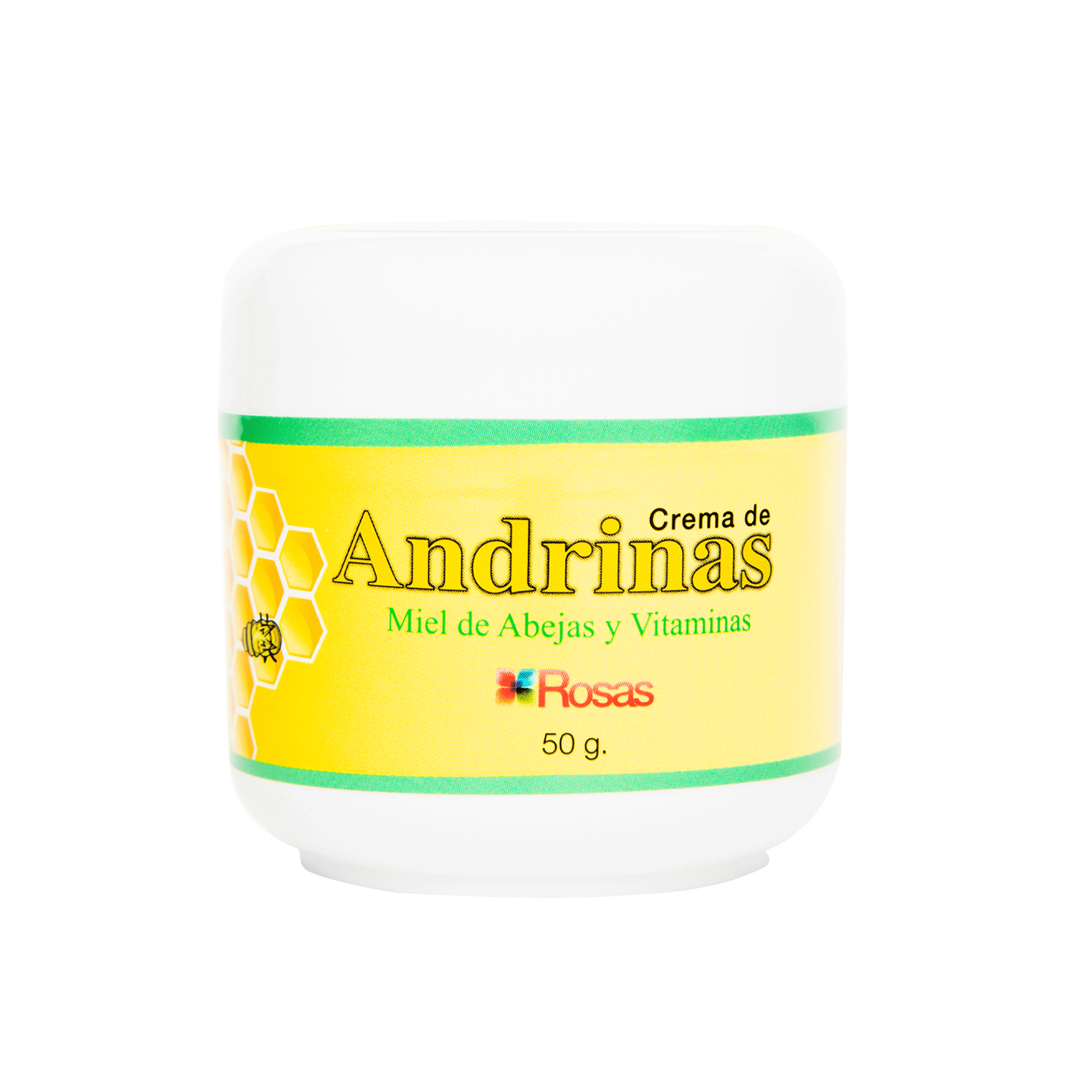 Crema de Andrinas Exfoliante con Miel de Abejas y Vitaminas * 50g