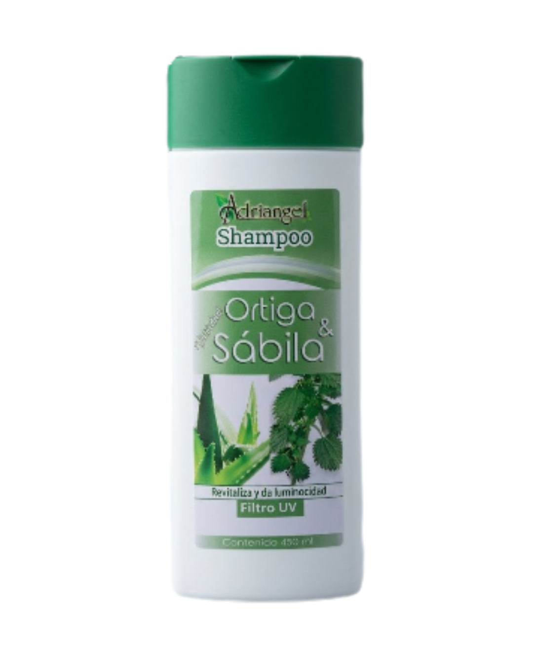 Shampoo de Ortiga y Sábila - Adriangel * 450 ml