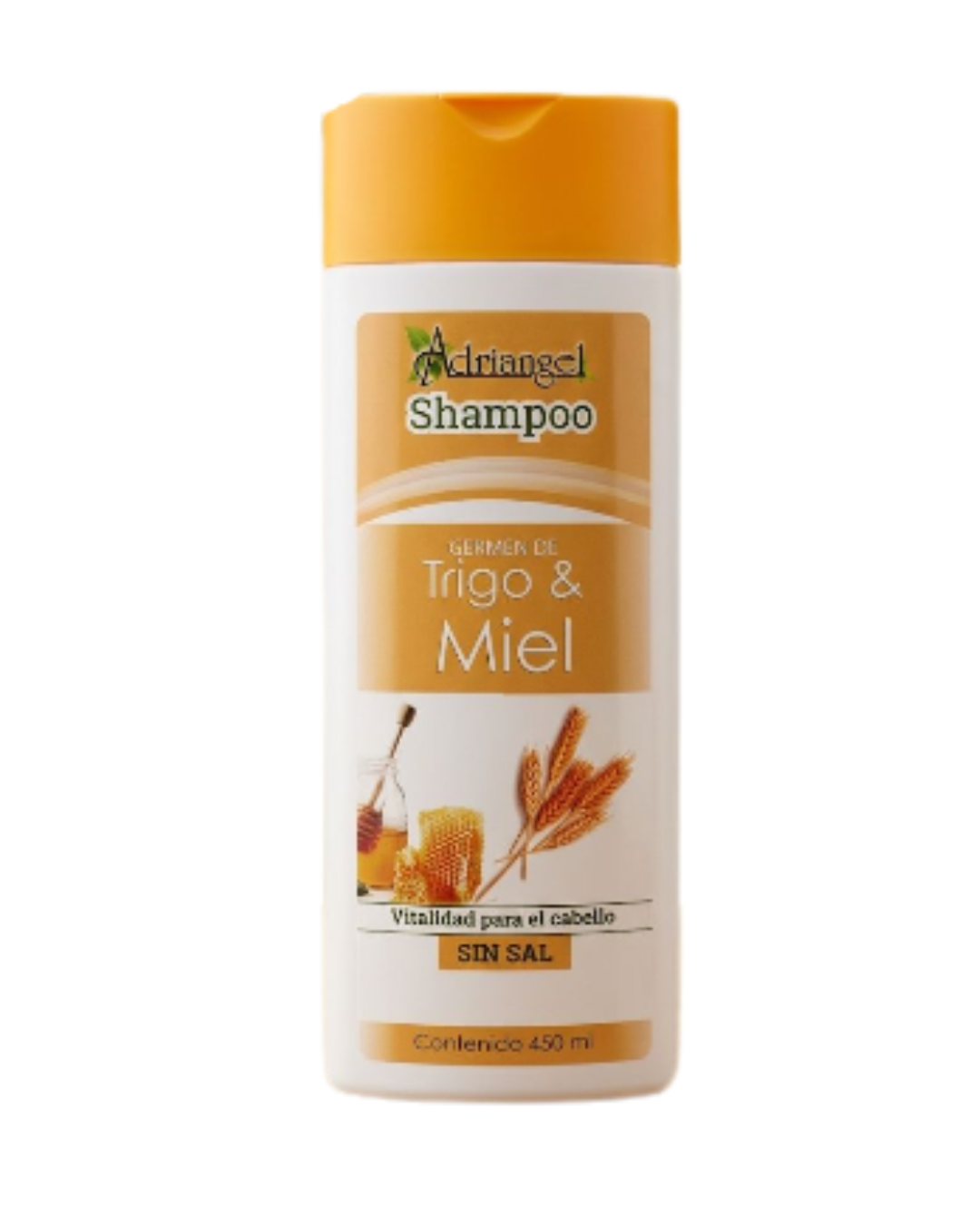 Shampoo de Trigo y Miel - Adriangel * 450 ml
