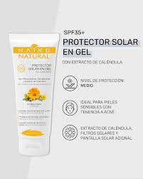 Protector solar EN GEL con extracto de caléndula - HAIKO